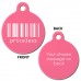 Engraved Aluminium Priceless 31mm Large Round Pet Dog ID Tag